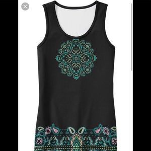 Athleta Black Medallion Tank